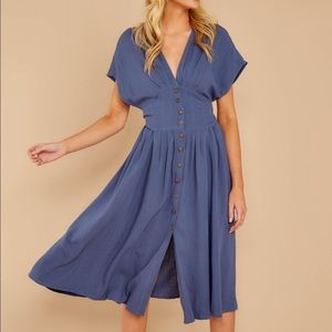 Coastal Blue Dress NWT